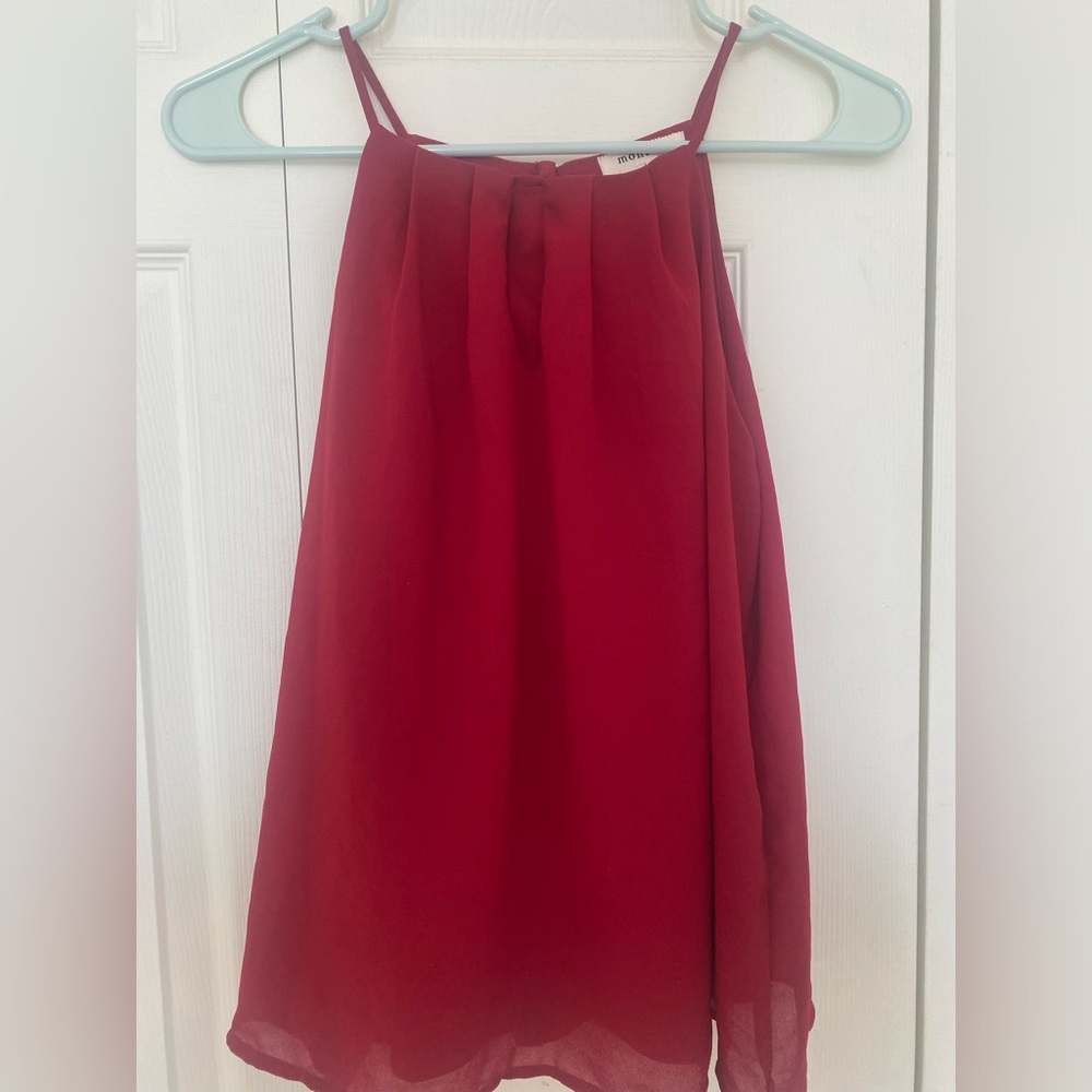 Casual and Elegant Red Tank